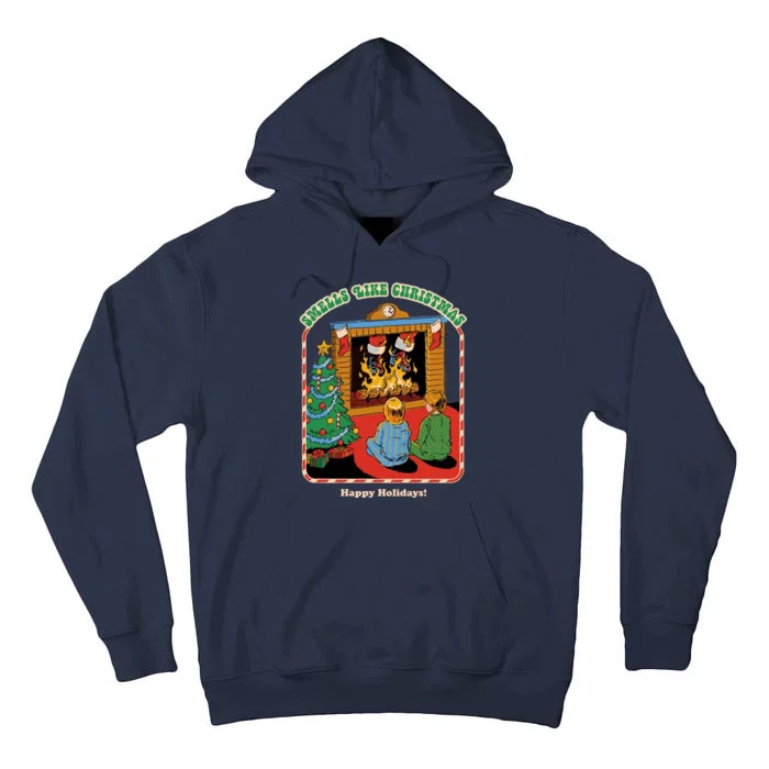 Smells Like Christmas Happy Holidays Tall Hoodie