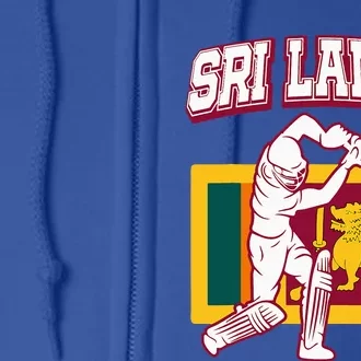 Sri Lanka Cricket 2024 Sri Lankan Cricket Full Zip Hoodie