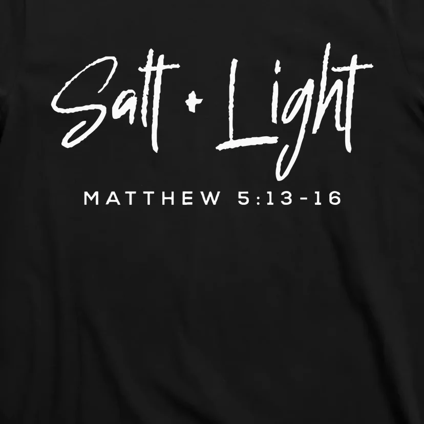 Salt Light Christmas Matthew 5 13 16 Bible Christian T-Shirt