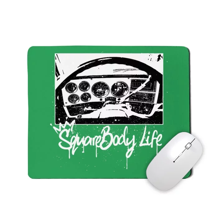 Squarebody Life C10 Classic Truck Squarebody Nation Mousepad