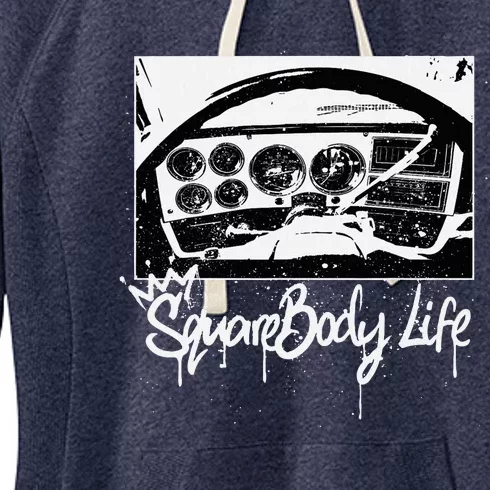 Squarebody Life C10 Classic Truck Squarebody Nation Women's Fleece Hoodie