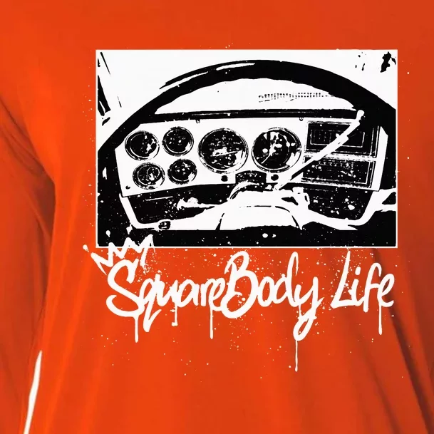 Squarebody Life C10 Classic Truck Squarebody Nation Cooling Performance Long Sleeve Crew