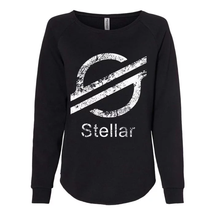 Stellar Lumens Crypto Xlm Token Decentralized Blockchain Womens California Wash Sweatshirt