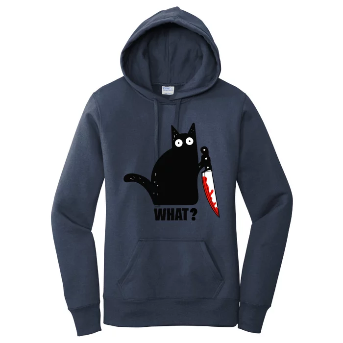 Spooky Lockdown Cat Women's Pullover Hoodie