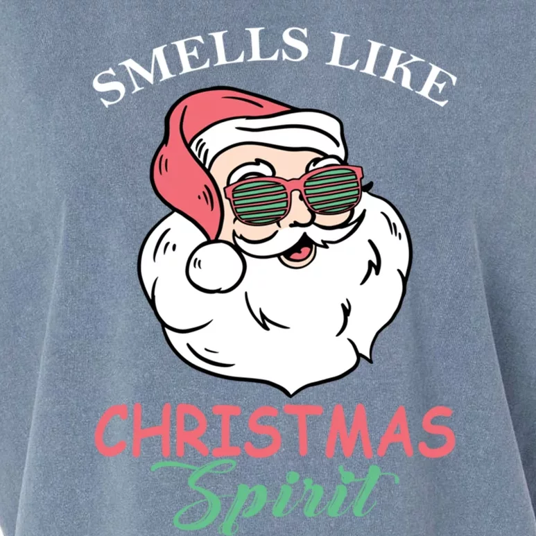 Smells Like Christmas Spirigift Funny Santa Claus Gift Garment-Dyed Women's Muscle Tee