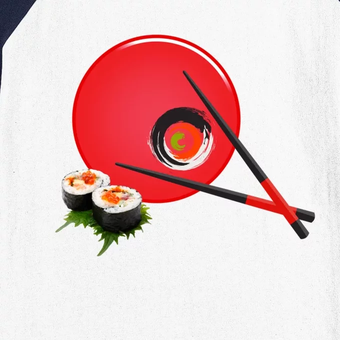 Sushi Lover Cool Gift Baseball Sleeve Shirt