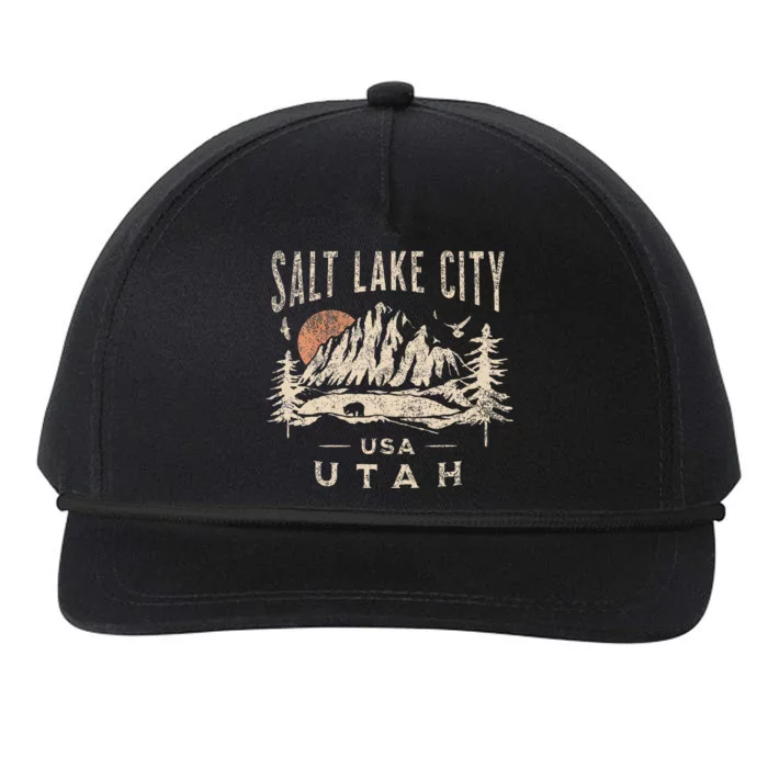 Salt Lake City Snapback Five-Panel Rope Hat