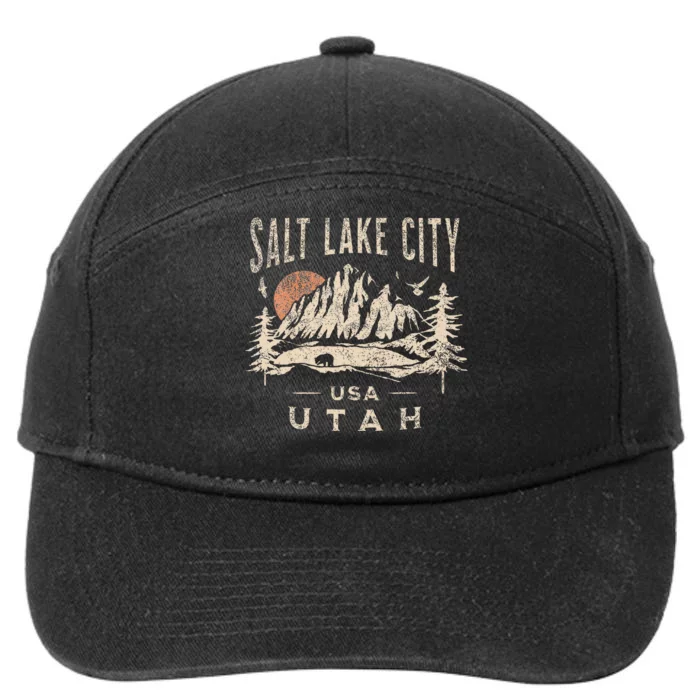 Salt Lake City 7-Panel Snapback Hat