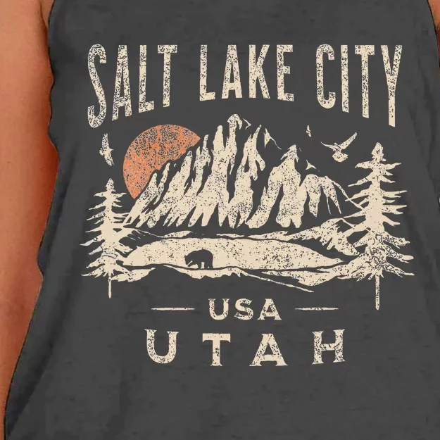 Salt Lake City Women's Knotted Racerback Tank