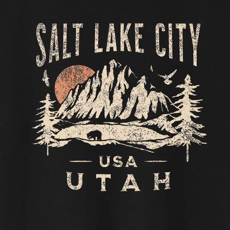 Salt Lake City Women's Crop Top Tee