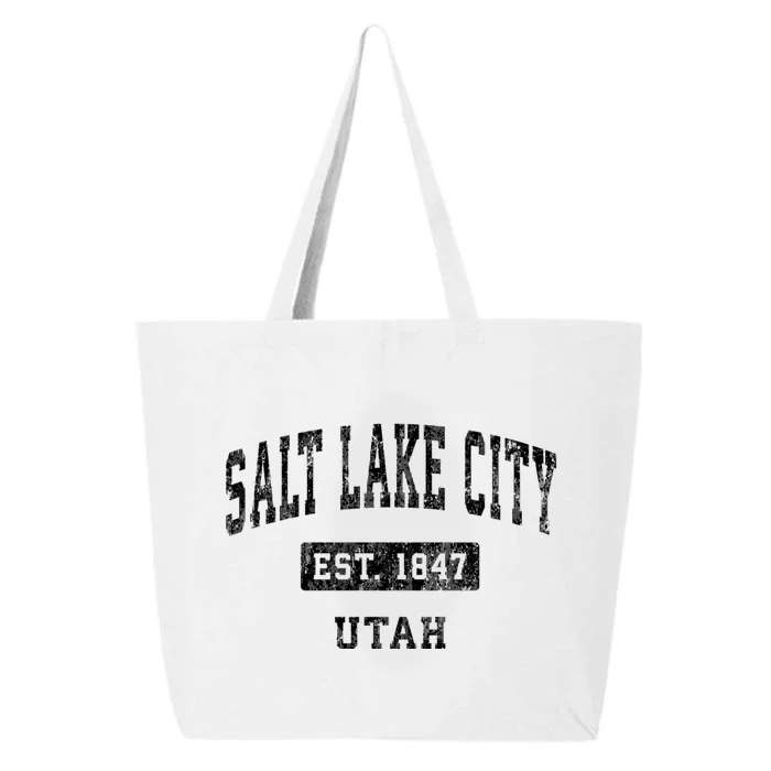 Salt Lake City Utah Ut Vintage Established Sports Design 25L Jumbo Tote