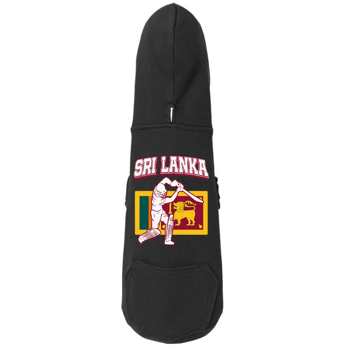 Sri Lanka Cricket 2024 Sri Lankan Cricket Fans Jerse Doggie 3-End Fleece Hoodie