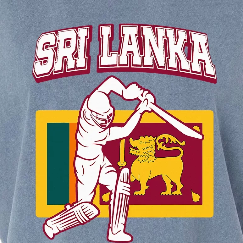 Sri Lanka Cricket 2024 Sri Lankan Cricket Fans Jerse Garment-Dyed Women's Muscle Tee