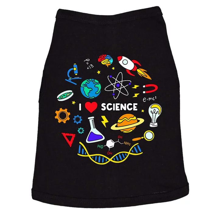 Science Lover Chemistry Biology Physics Love Science Doggie Tank