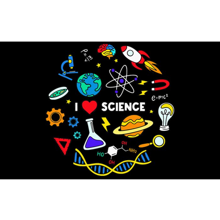 Science Lover Chemistry Biology Physics Love Science Bumper Sticker