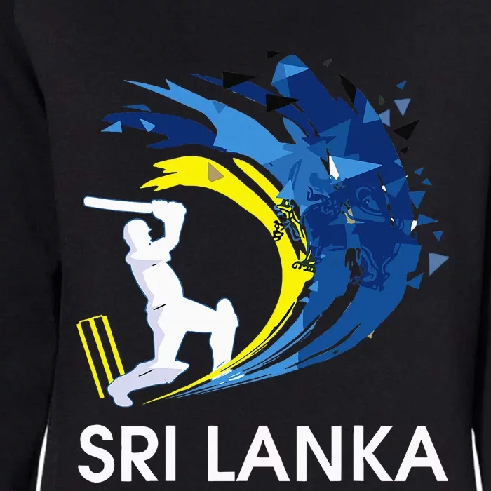 Sri Lanka Cricket 2024 Sri Lankan Cricket Jersey Womens California Wash Sweatshirt