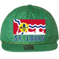 St. Louis Flag Hat - STL hat, Saint Louis City Flag, St Louis