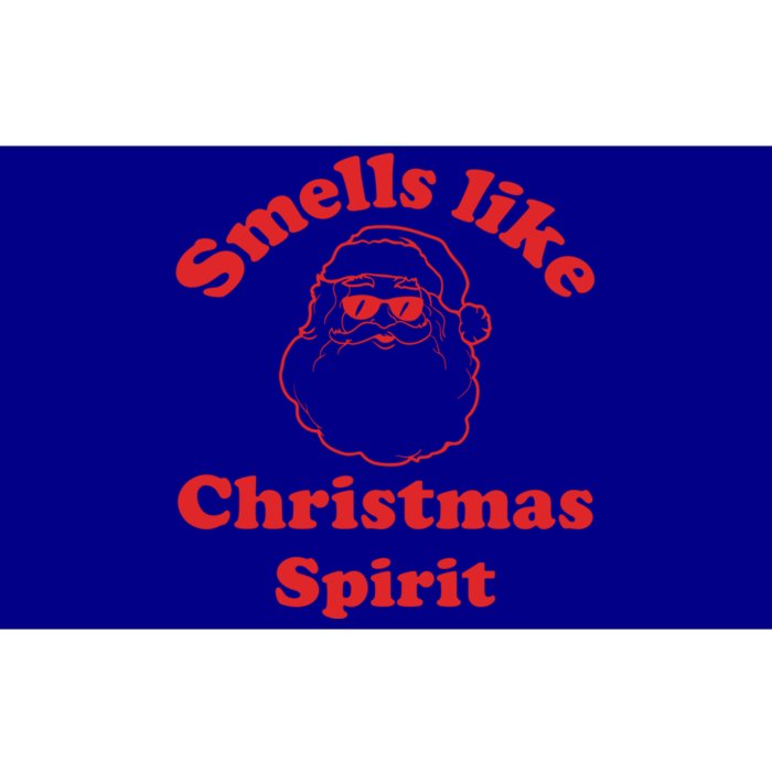 Smells Like Christmas Spirit Funny Santa Claus Face Gift Bumper Sticker