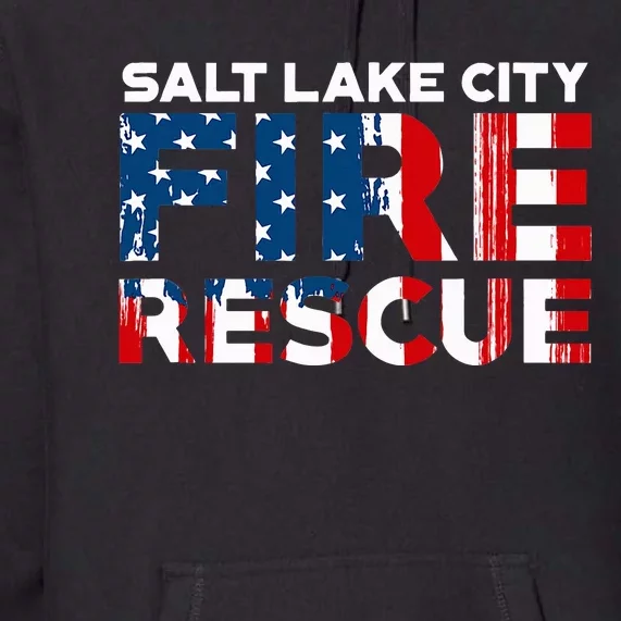 Salt Lake City Utah Fire Rescue Department Firefighters Duty Premium Hoodie