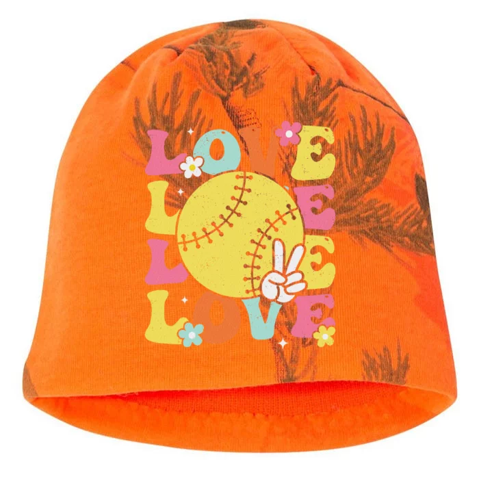 Softball Love Cute Softball Kati - Camo Knit Beanie