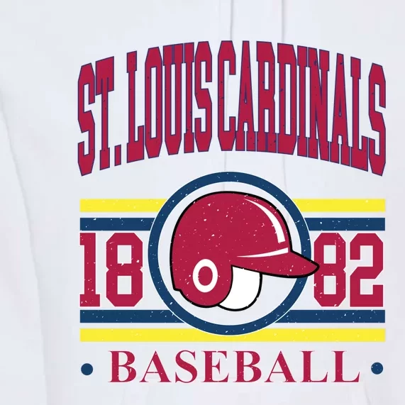 St Louis Cardinal Baseball Team Supporter Premium Hoodie