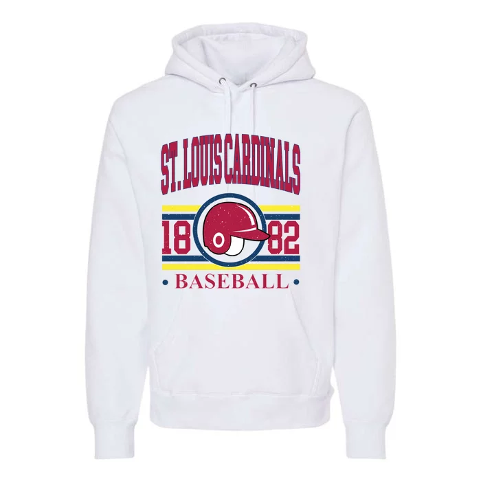 St Louis Cardinal Baseball Team Supporter Premium Hoodie