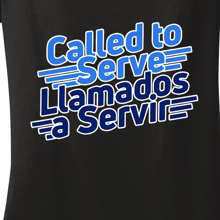 Spanish Language Called To Serve Lds Missionary Mission Women's V-Neck T-Shirt