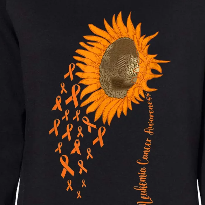 Sunflower Leukemia Cancer Awareness Womens California Wash Sweatshirt