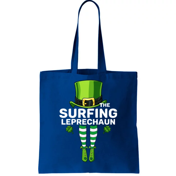 Surfing Leprechaun Costume Gift Meaningful Gift Matching Family Funny Gift Tote Bag