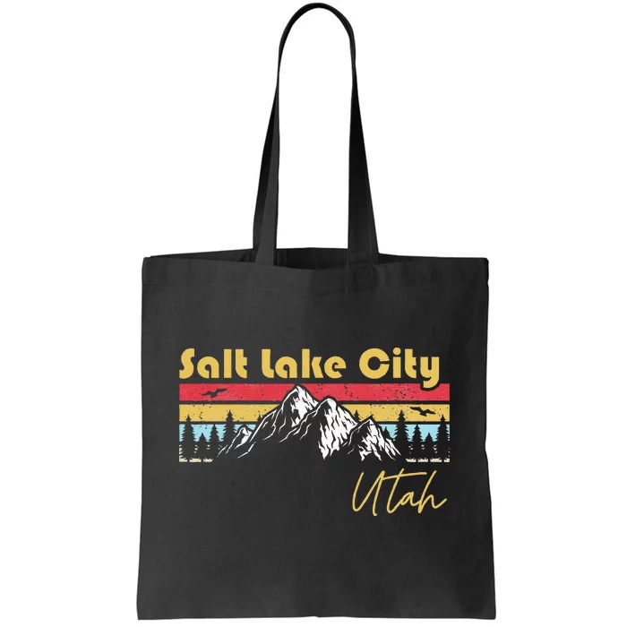 Salt Lake City Utah Roots Hometown Tote Bag