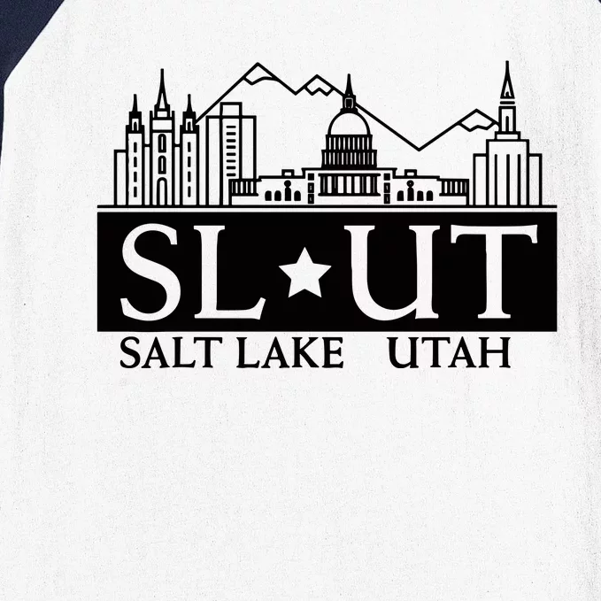 Salt Lake City Utah Ut Hometown Home State Pride Baseball Sleeve Shirt