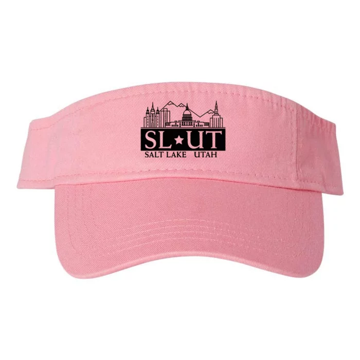 Salt Lake City Utah Ut Hometown Home State Pride Valucap Bio-Washed Visor