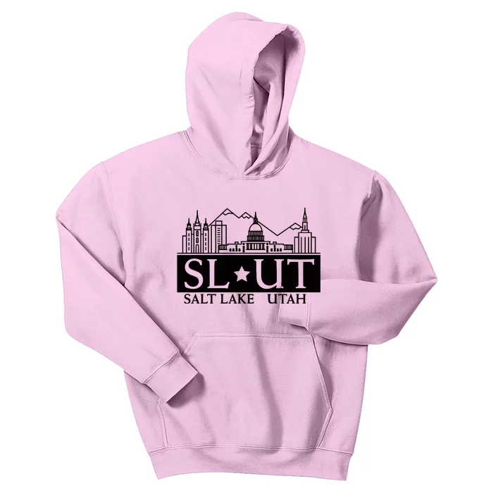 Salt Lake City Utah Ut Hometown Home State Pride Kids Hoodie