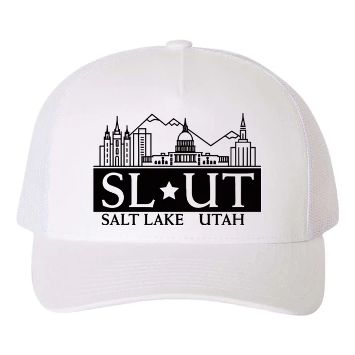 Salt Lake City Utah Ut Hometown Home State Pride Yupoong Adult 5-Panel Trucker Hat