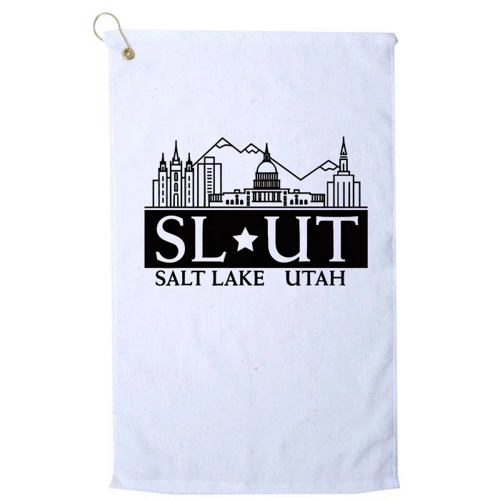 Salt Lake City Utah Ut Hometown Home State Pride Platinum Collection Golf Towel