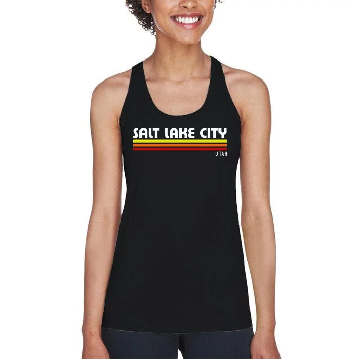 Salt Lake City Utah Women's Racerback Tank