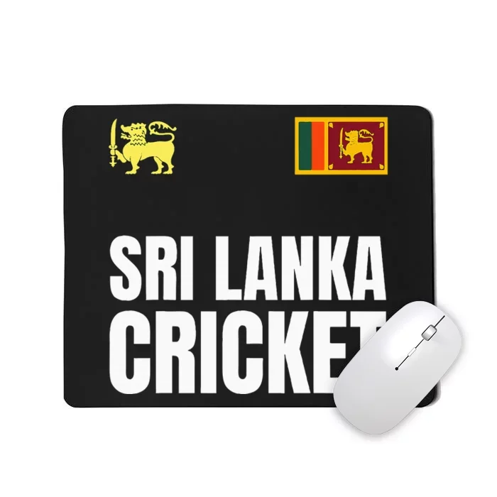 Sri Lanka Cricket 2024 Sri Lankan Cricket Jersey Mousepad