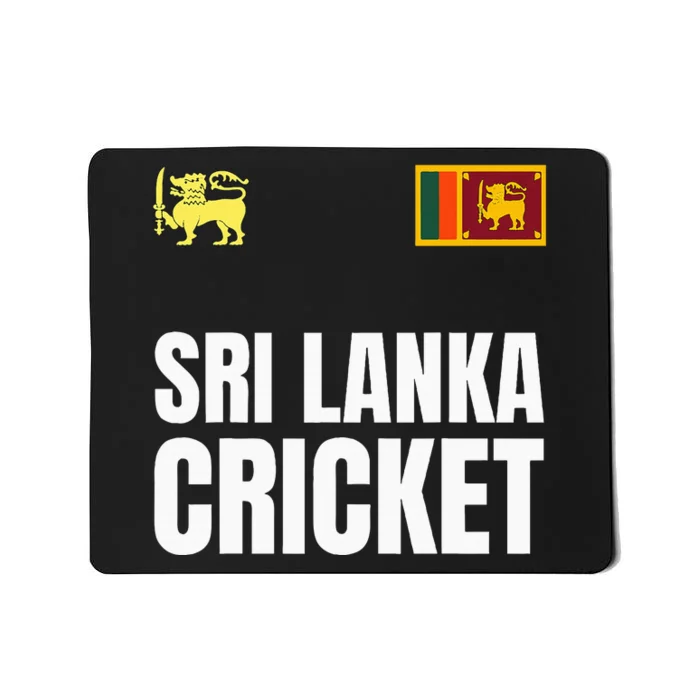 Sri Lanka Cricket 2024 Sri Lankan Cricket Jersey Mousepad