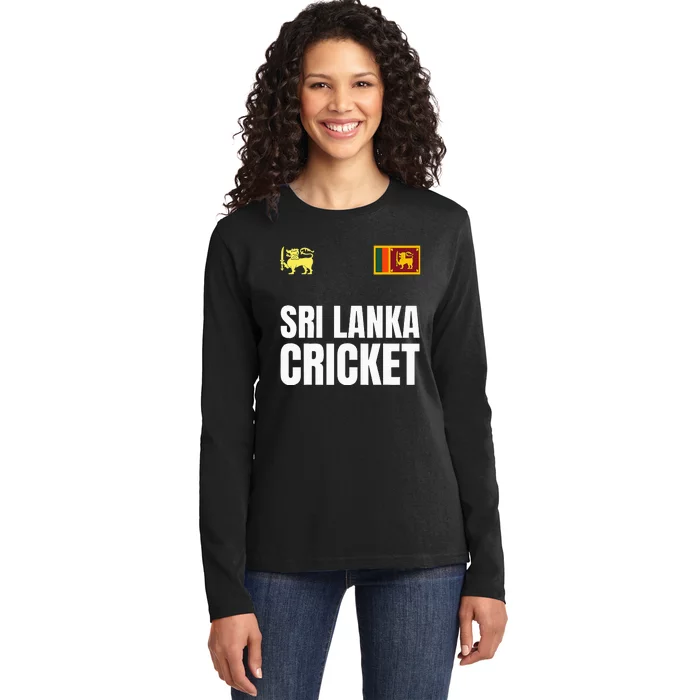 Sri Lanka Cricket 2024 Sri Lankan Cricket Jersey Ladies Long Sleeve Shirt