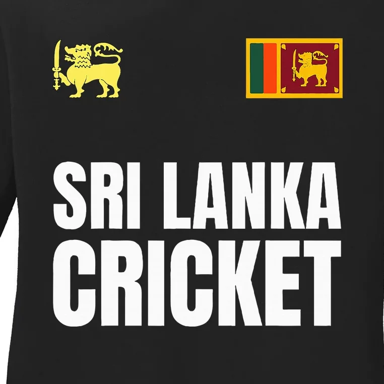 Sri Lanka Cricket 2024 Sri Lankan Cricket Jersey Ladies Long Sleeve Shirt