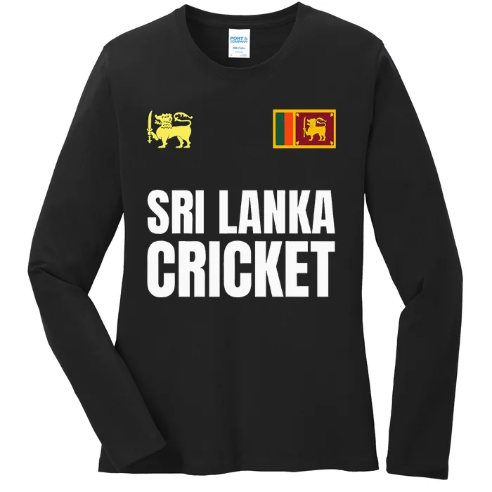 Sri Lanka Cricket 2024 Sri Lankan Cricket Jersey Ladies Long Sleeve Shirt