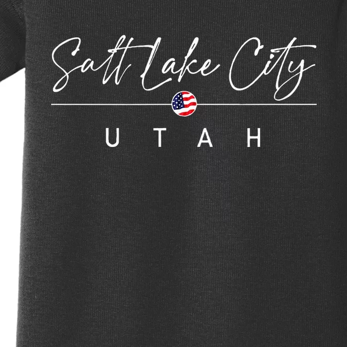 Salt Lake City Utah Baby Bodysuit