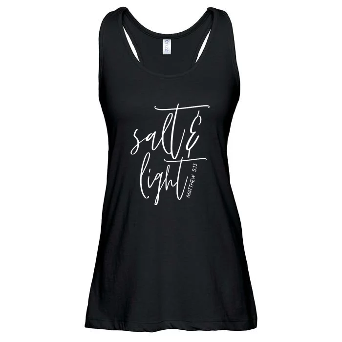 Salt Light Christian Shirt, Christian Gift, Matthew 513 Ladies Essential Flowy Tank