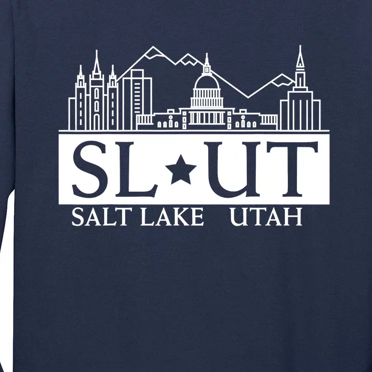 Salt Lake City Utah UT Hometown Home State Pride Tall Long Sleeve T-Shirt