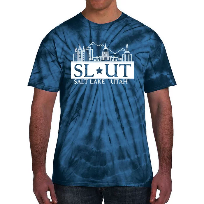 Salt Lake City Utah UT Hometown Home State Pride Tie-Dye T-Shirt