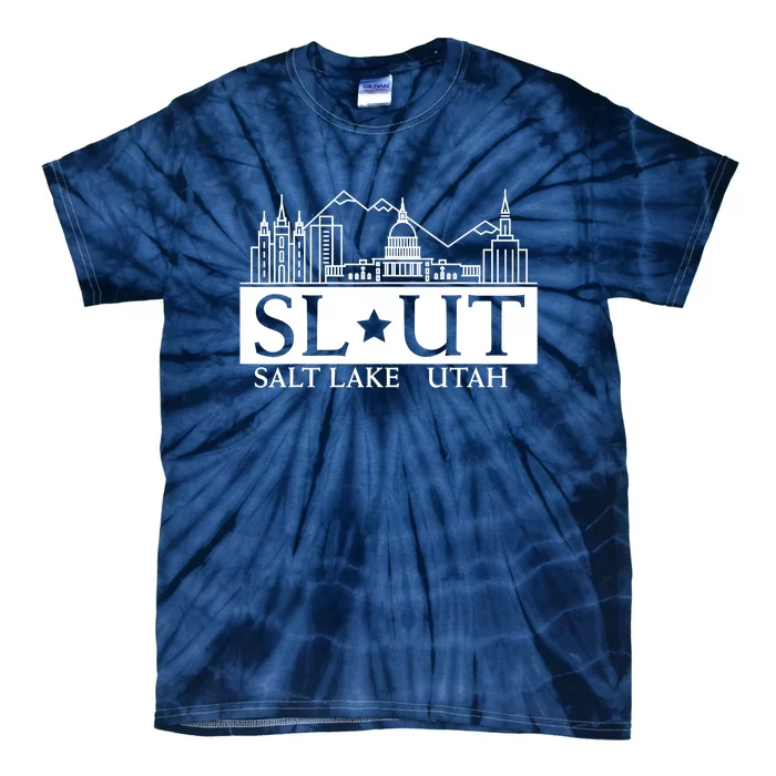 Salt Lake City Utah UT Hometown Home State Pride Tie-Dye T-Shirt