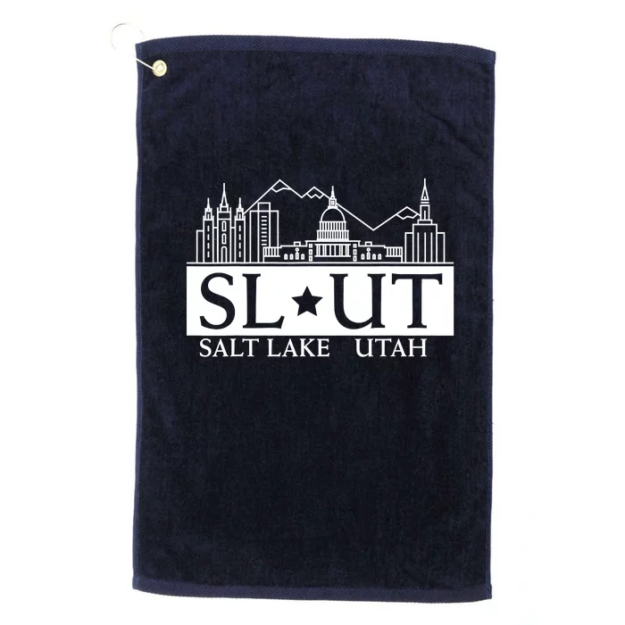 Salt Lake City Utah UT Hometown Home State Pride Platinum Collection Golf Towel