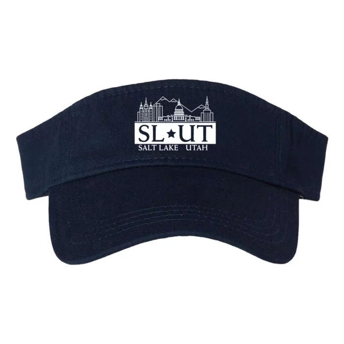 Salt Lake City Utah UT Hometown Home State Pride Valucap Bio-Washed Visor