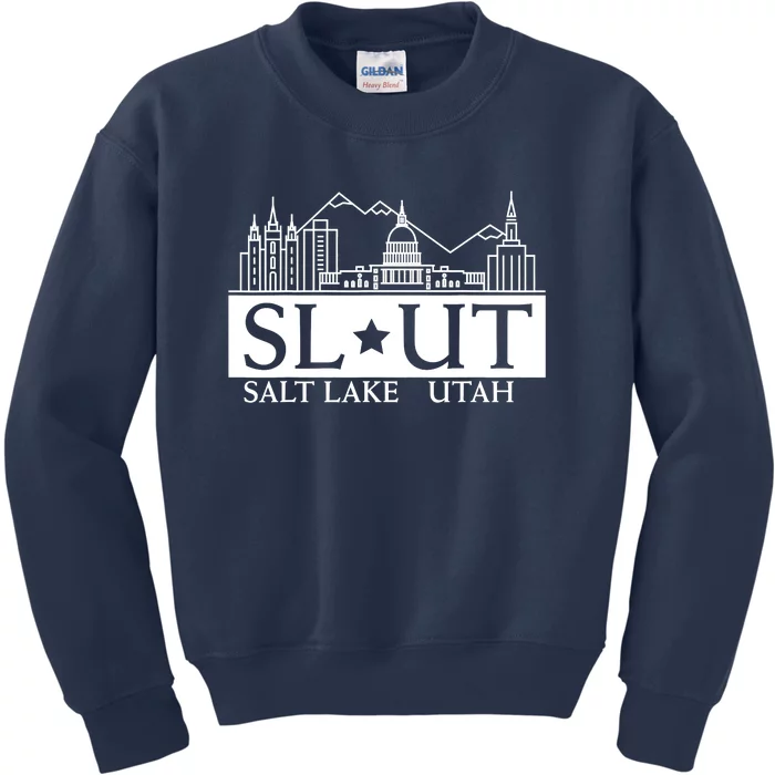 Salt Lake City Utah UT Hometown Home State Pride Kids Sweatshirt