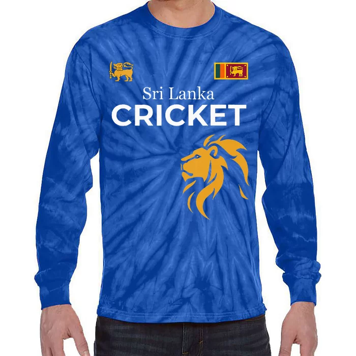 Sri Lanka Cricket Perfect For Lankan Cricket Fans Tie-Dye Long Sleeve Shirt